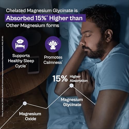 Image of Tata 1mg Magnesium Glycinate Tablets |2000mg | High Absorption Chelated form for Muscle Recovery, Sleep & Nerve Health | 2000mg Per Serving - 120 Veg Tablets