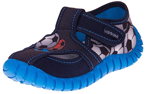 Viggami - Zapatillas de Estar por casa para niño, Color Azul, Talla 30 EU