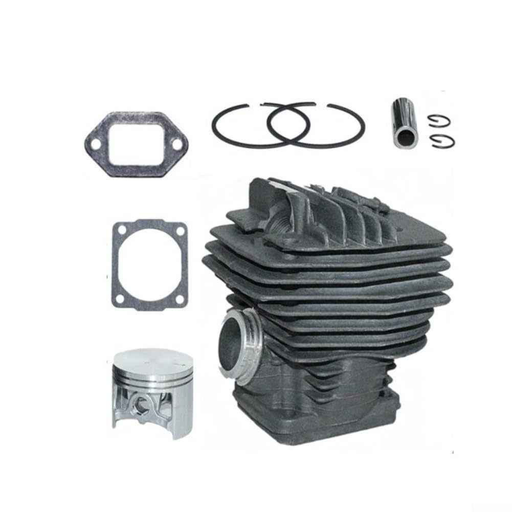 Kit de cilindro de 56 mm para motosierra MS660 066 Big Bore para pistón Anillo Junta Set Piezas de reparación del motor Plata