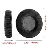 YDYBZB DT770 Pro Velvet Ear Pads Cushions Covers Replacement Earpads Foam Pillow Compatible with Beyerdynamic DT 990 Pro DT 770 Pro DT990 DT770 Pro Headset Headphone (Black) - Image 2