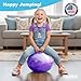 WALIKI Hopper Ball Toy for Girls 3 4 5 or 6 Years Old | Hippity Hop Ball | Jumping Hopping Ball | Cool Birthday Gift | Purple | 18