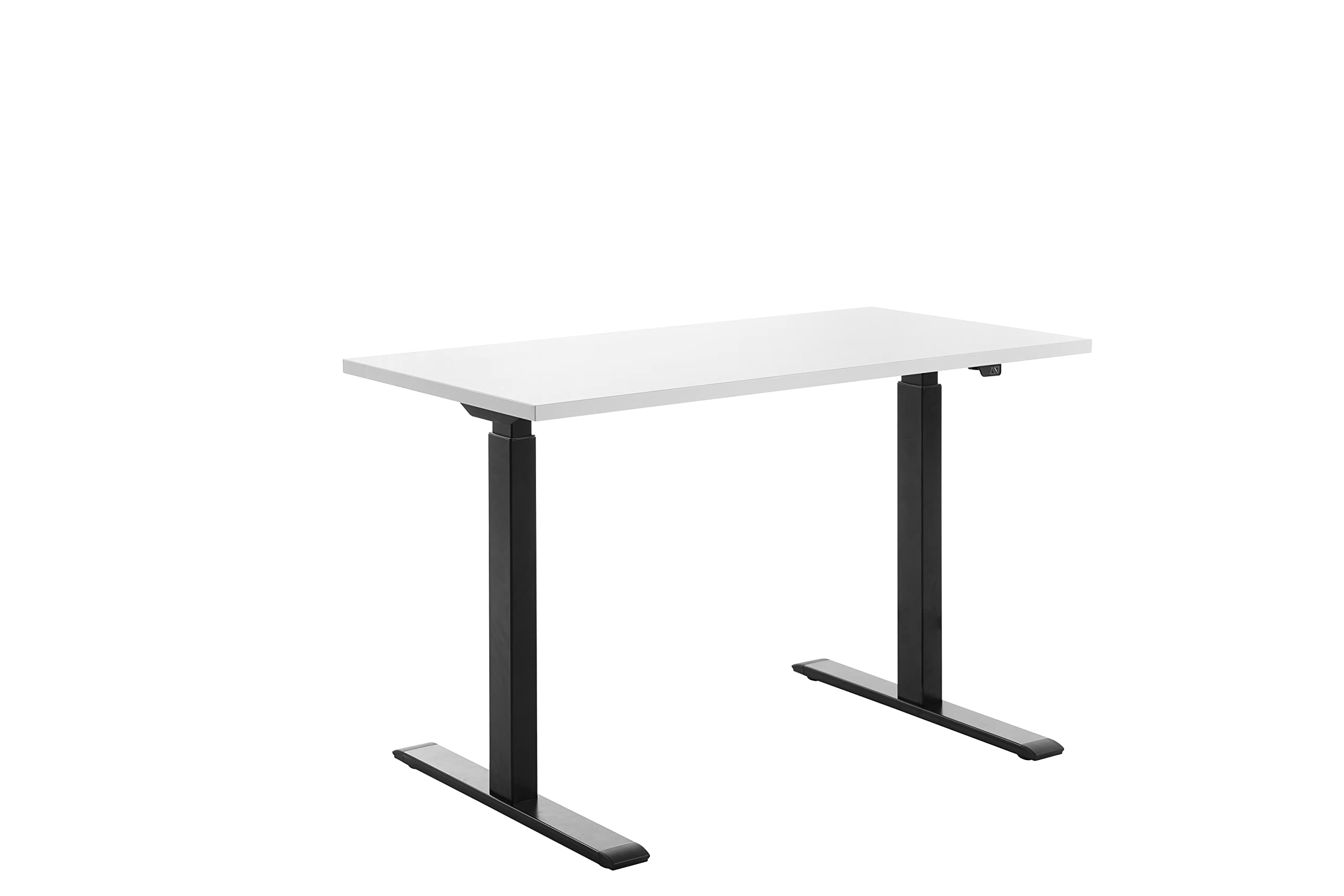 Topstar | Scrivania | regolabile in altezza elettrica | diritta | larghezza 1200 x 600 mm | bianco/nero