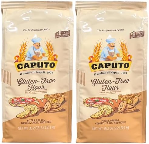 Antico Molino Napoli Antimo Caputo Pizza Flour, Gluten Free, 2 Pound (Pack of 2)