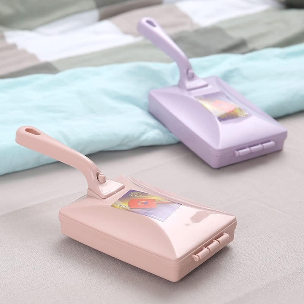 Hair Collector Roller Cleaning Brush with Handle Handheld Carpet Cleaner