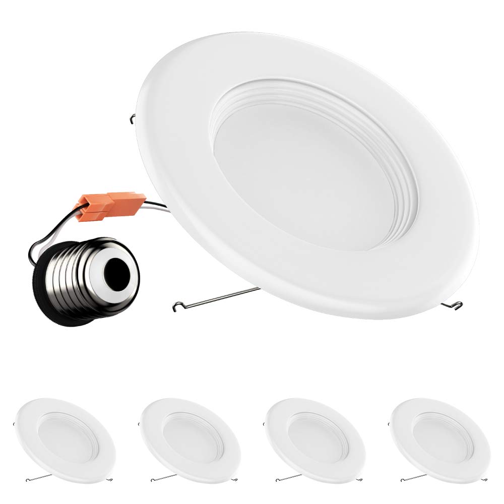 LEDMyplace 5/6 inch 15W Round Dimmable Retrofit LED Recessed