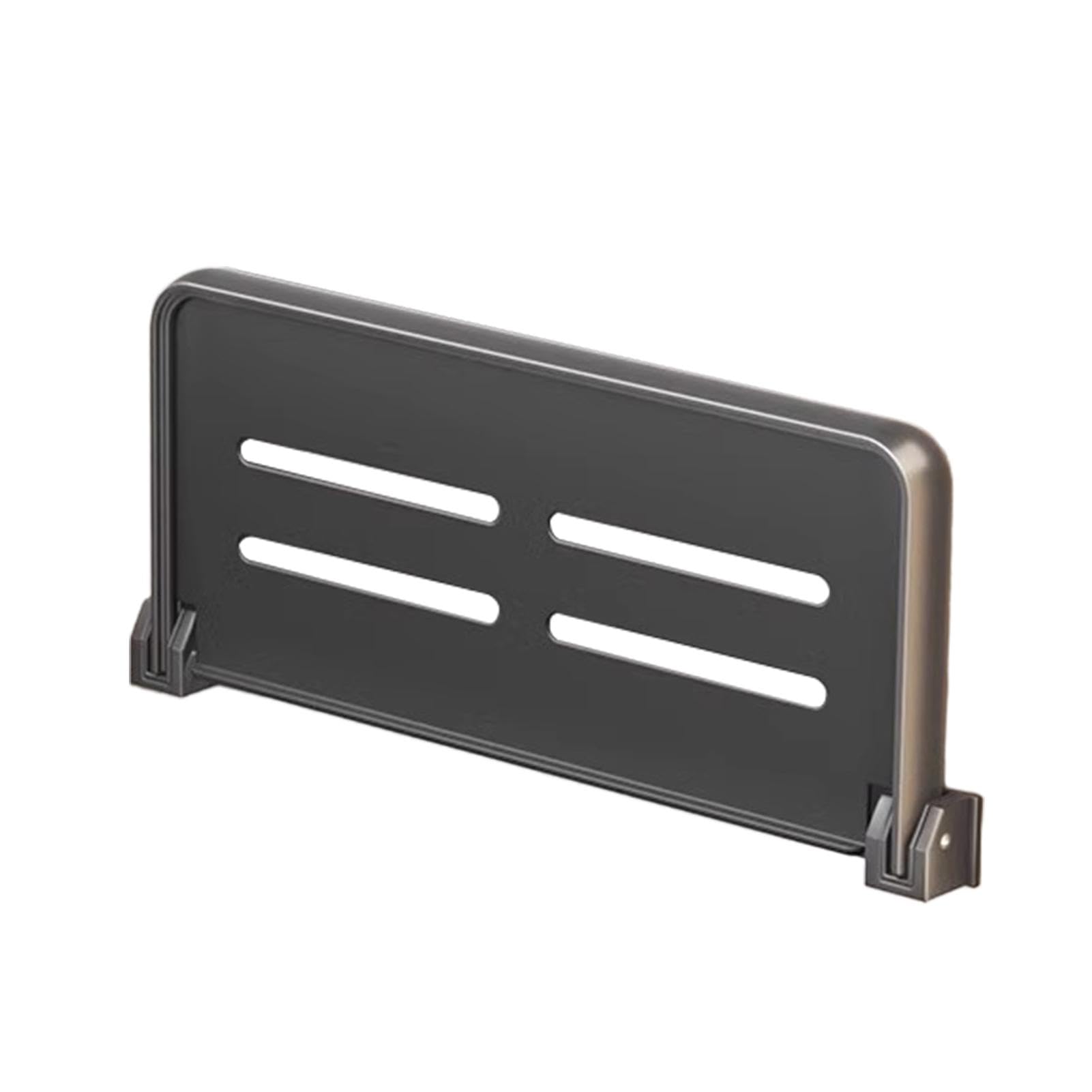 Foldable Aluminum Wall-Mounted Shower Shelf - Space-Saving Bathroom Storage Holder for RV, Shampoo, Drinks and Shower Gel