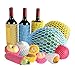 Zzooi 20-Pack Disposable Wine Bottle Protector - Mesh Foam Bags