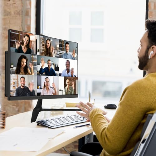 Image of All-in-One Desktop Computer PC, 24 inch FHD Display Monitor i7 Quad-Core Processor, 16GB, 512GB SSD, Dual-Band Wi-Fi, Bluetooth, 6 USB, VGA for Office Gaming Home Study