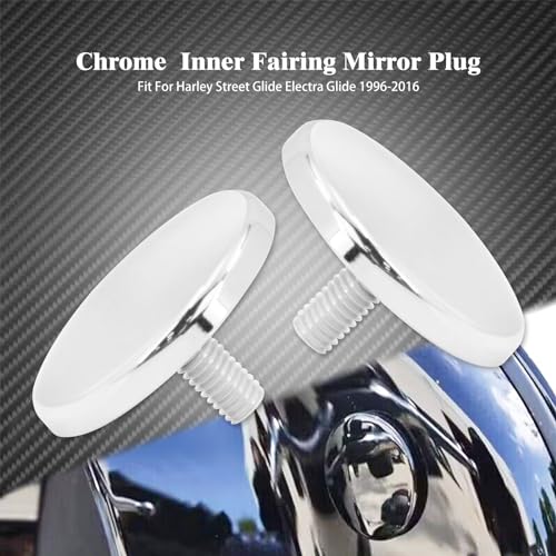 Image of Motorcycle Inner Fairing Mirror Mounting Hole Plug Fit for Harley Touring Batwing Street Glide Electra Glide 1996-2016 Tri Glide