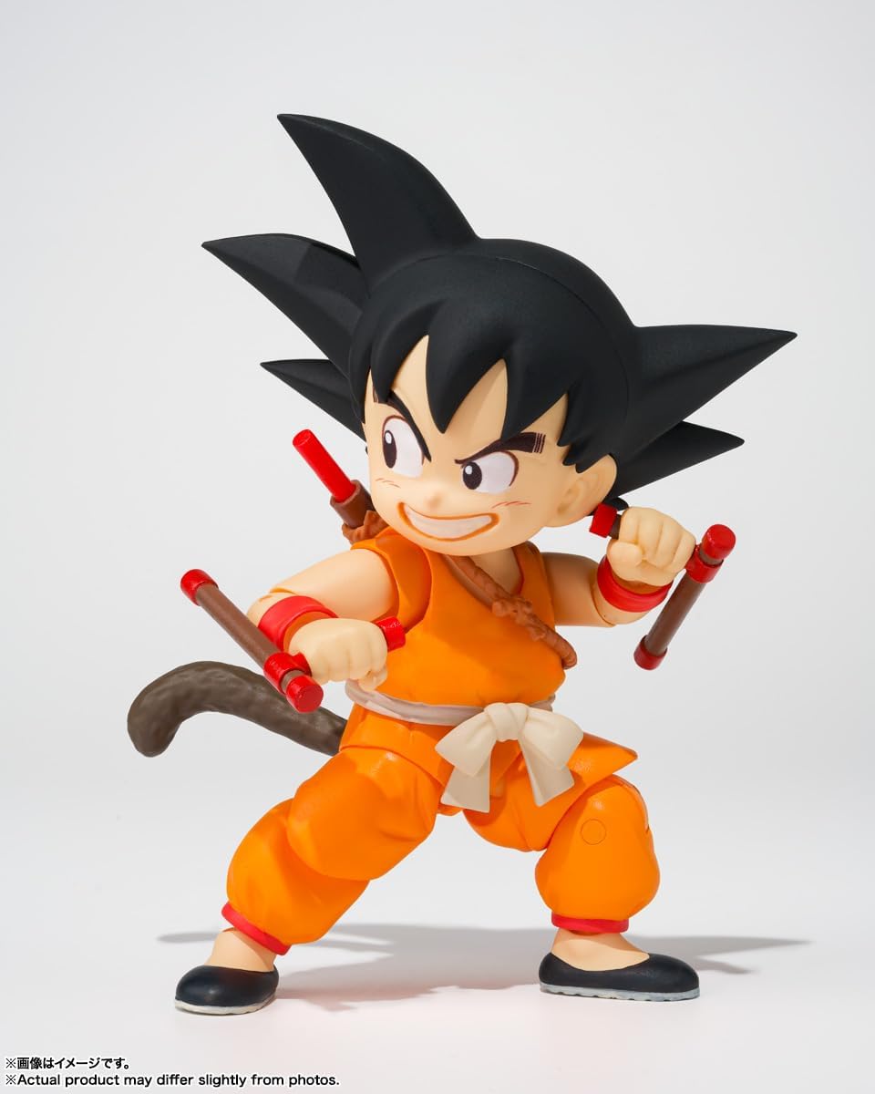 TAMASHII NATIONS S.H.Figuarts Son Goku & Dragon - 40th Anniversary Edition - PVC & ABS, Approximately 75mm, Painted Figure
