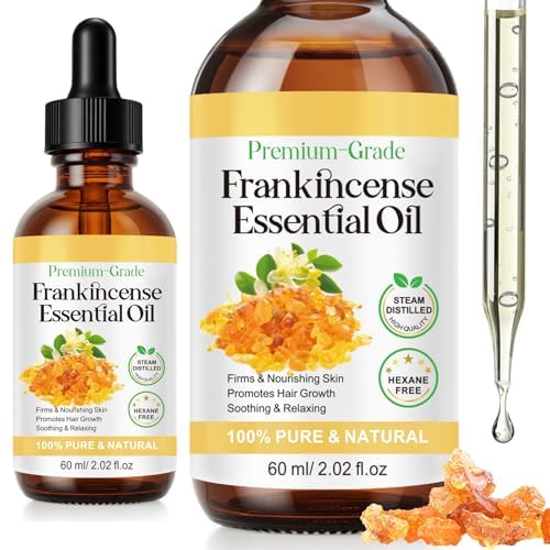 Frankincense Resin Oil for Face 2.02 fl.oz, Reduces Fine Lines & Wrinkles, Soothes Irritated Skin,...