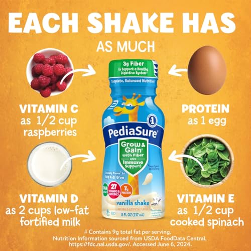 image for PediaSure Grow & Gain With Fiber and Immune Support, 3g Fiber for Kids