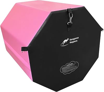 Kangaroo Hoppers Gymnastics Octagon Tumble Mat for Kids Ages 3-12