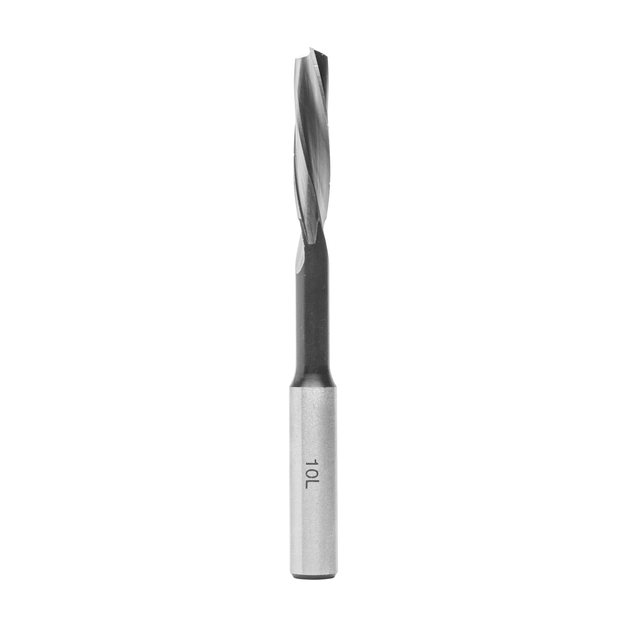 ENT 45242 Mèches à mortaiser hélicoïdale gauche, acier à outils, Diamètre (D) 10 mm, NL 45 mm, GL 140 mm, gauche, S 13 mm