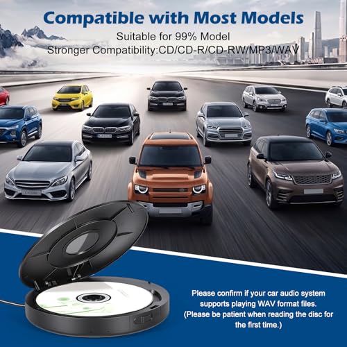 Upgraded External Portable CD Player for Car