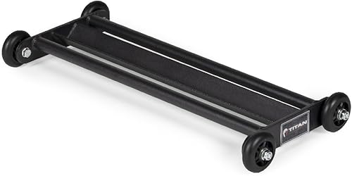 Titan Fitness Glider para abdominales de los isquiotibiales de glúteos, rodillo para piernas y abdominales para gimnasio en casa, equipo de