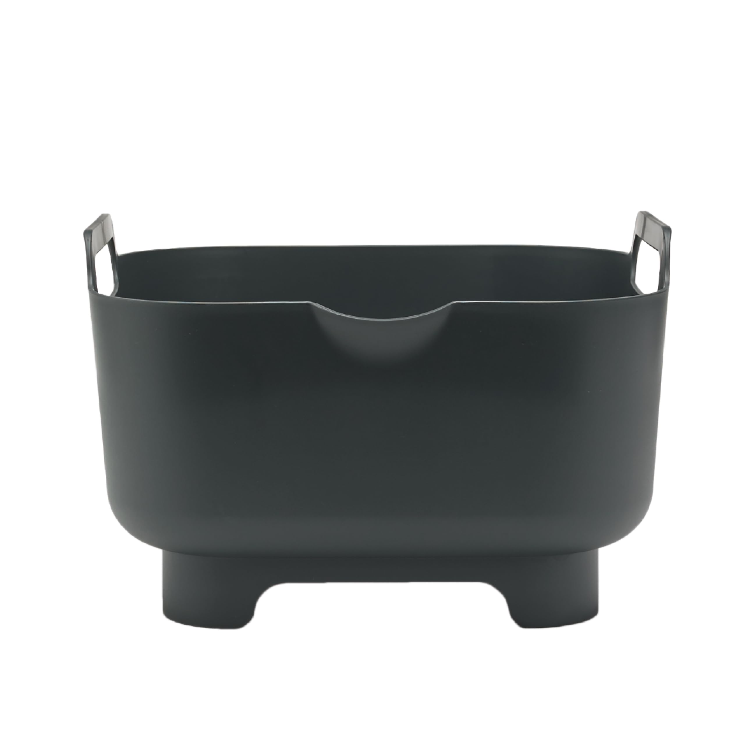 ReBorn - Cuenco de lavado reciclado - Lavado y drenaje de platos de cocina - Asas de transporte grandes - Enchufe integrado - Boquilla de vertido útil - Capacidad de 9 litros - Fabricado en Gran