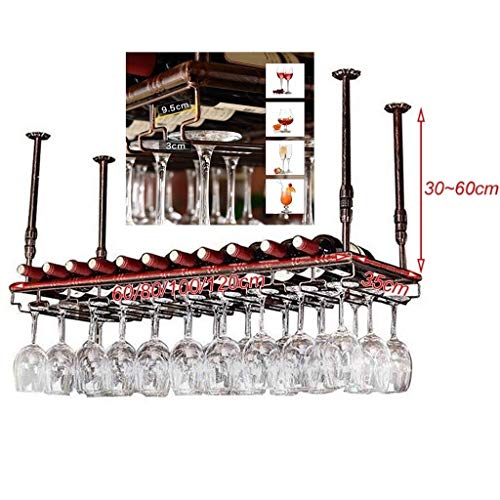 Support à verres à pied suspendu pour ambiance bar et cuisine ouverte - 4