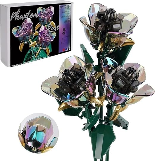 SKY LINE OCEAN Black Phantom Rose||for Home Decor||Set of 1 Roses||6 Months Structural Warranty||(40+pcs) (B0DDCJXCG9) Amazon Price History, Amazon Price Tracker