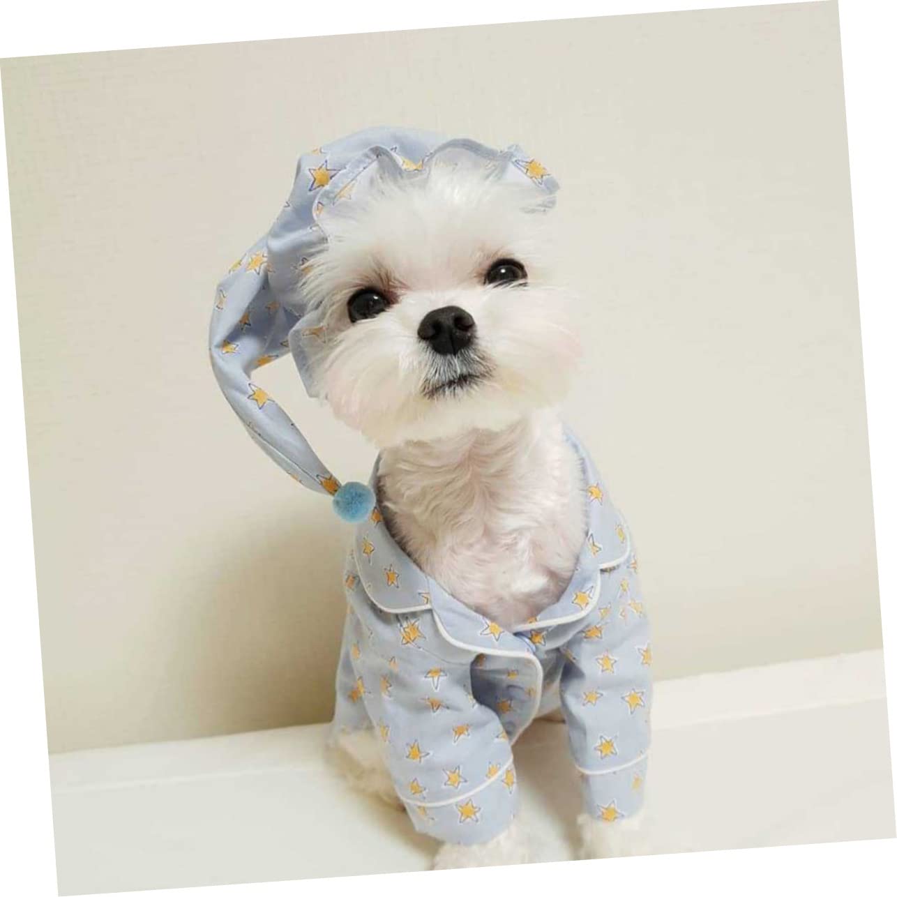 BESPORTBLE Pigiama Per Cane in Vestito Per Animale Domestico Cappello Costume Per Cane Per Casa Pigiama Per Animale Domestico