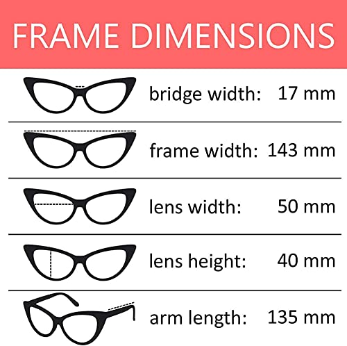 OWL Cat Eye Sunglasses for Women Vintage Retro 1950's Shades Smoke Clear Lens - Image 5