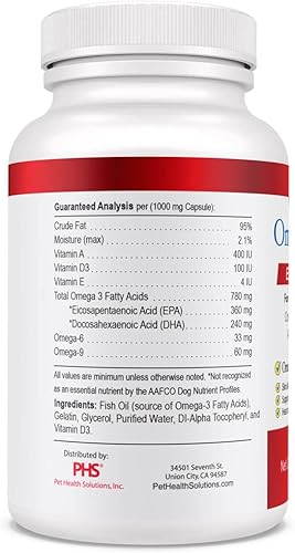 Miniatura 9 de Omega-Caps Extra Strength para razas grandes, formuladas por veterinarios para una piel y pelaje radiantes saludables mientras reducen el exceso de