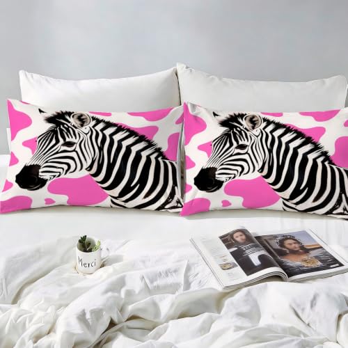 Housse de Couette 140x200 Zèbre Moderne pour Chambre d'Ado Épurée - 4