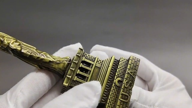 Amazon.com: Cyrank Statue of Liberty, 2Pcs Handmade Metal Antique