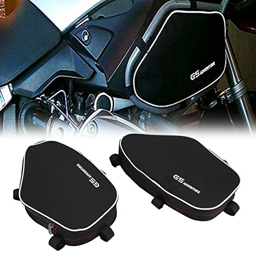 Moto noire pour BMW R1200GS sac crash bar étanche cadre outil 2004-2007