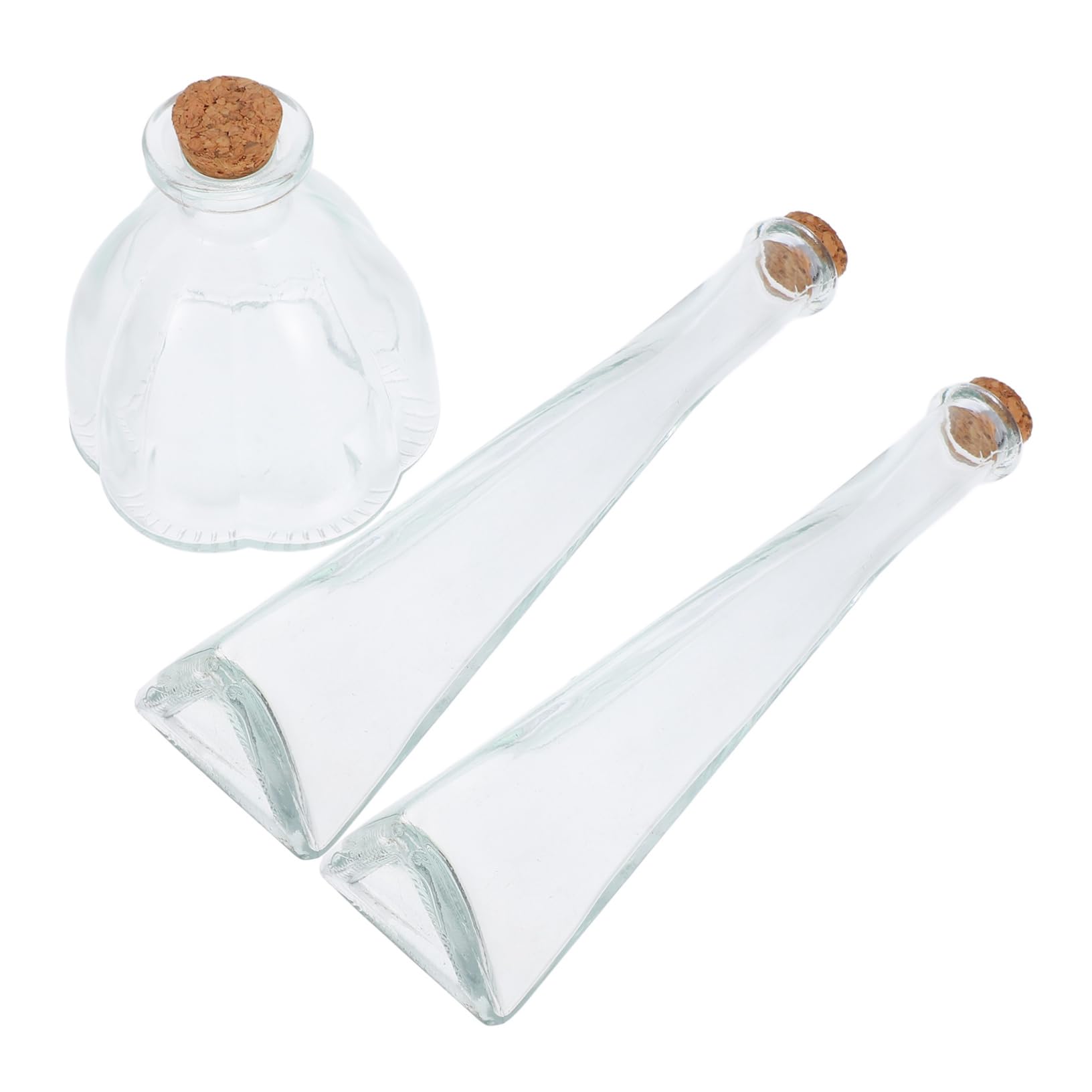Cérémonie de mariage romantique réussie avec 3 petites fioles en verre Vaguelly