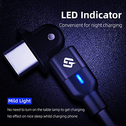 HQtecno Cavo micro USB Rotazione 180° + 360° Gradi...