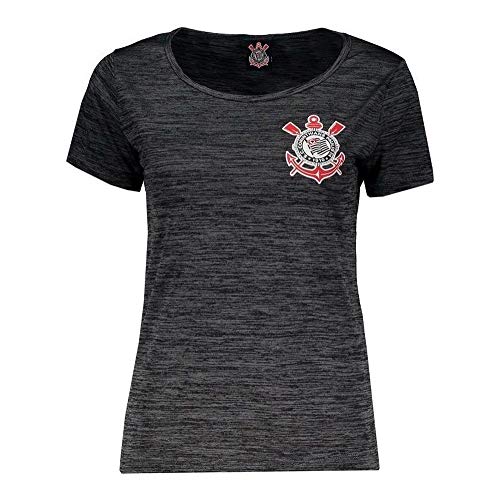 Camisa Feminina do Corinthians Clever SPR (M, Cinza)