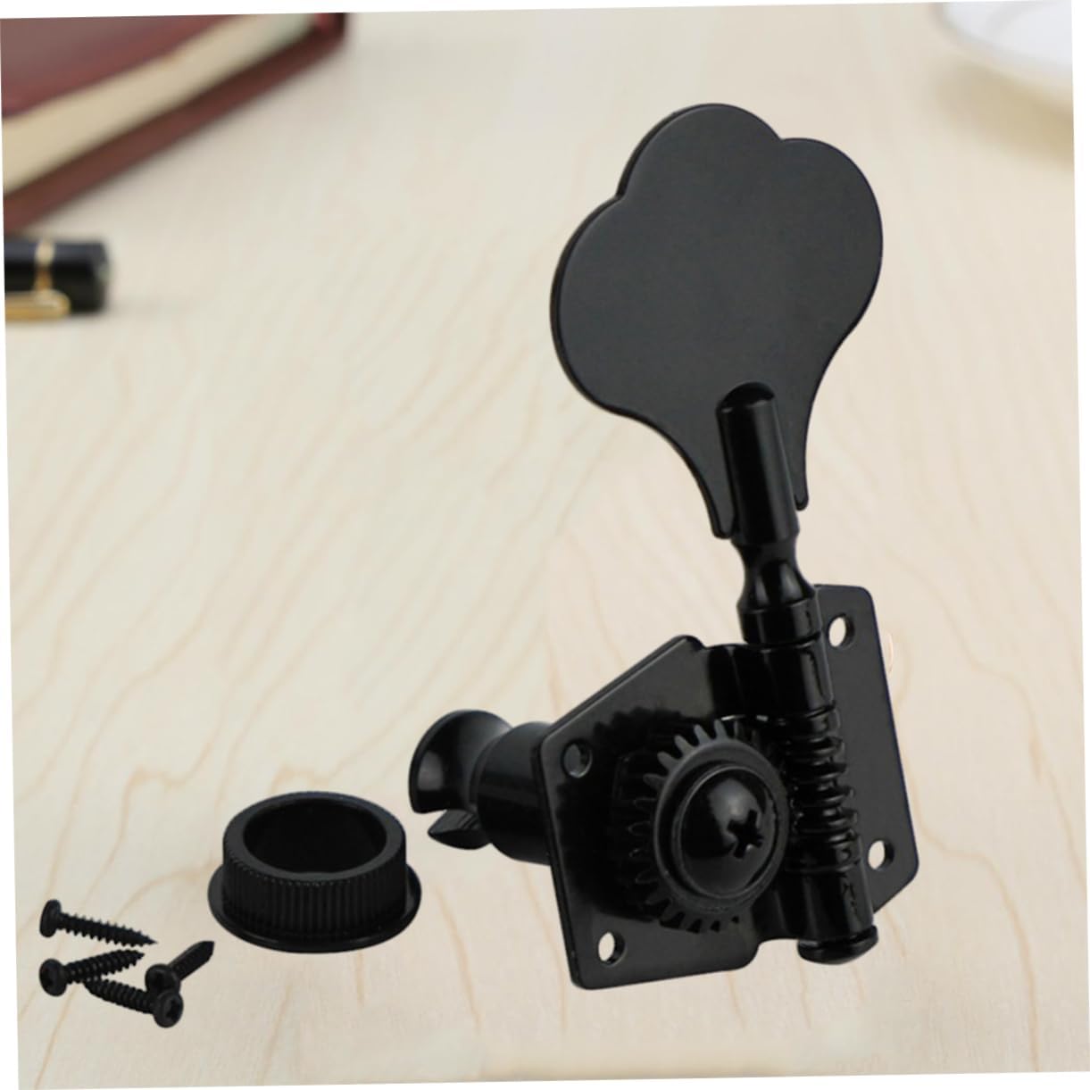 Hemoton Heavy Duty Bass Tuning Pegs for Electric Bass Guitar Acoustic Guitar Tuners