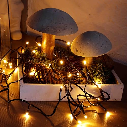 Guirlande lumineuse extérieure 80 LED blanc chaud, l'esprit de fête par Hellum