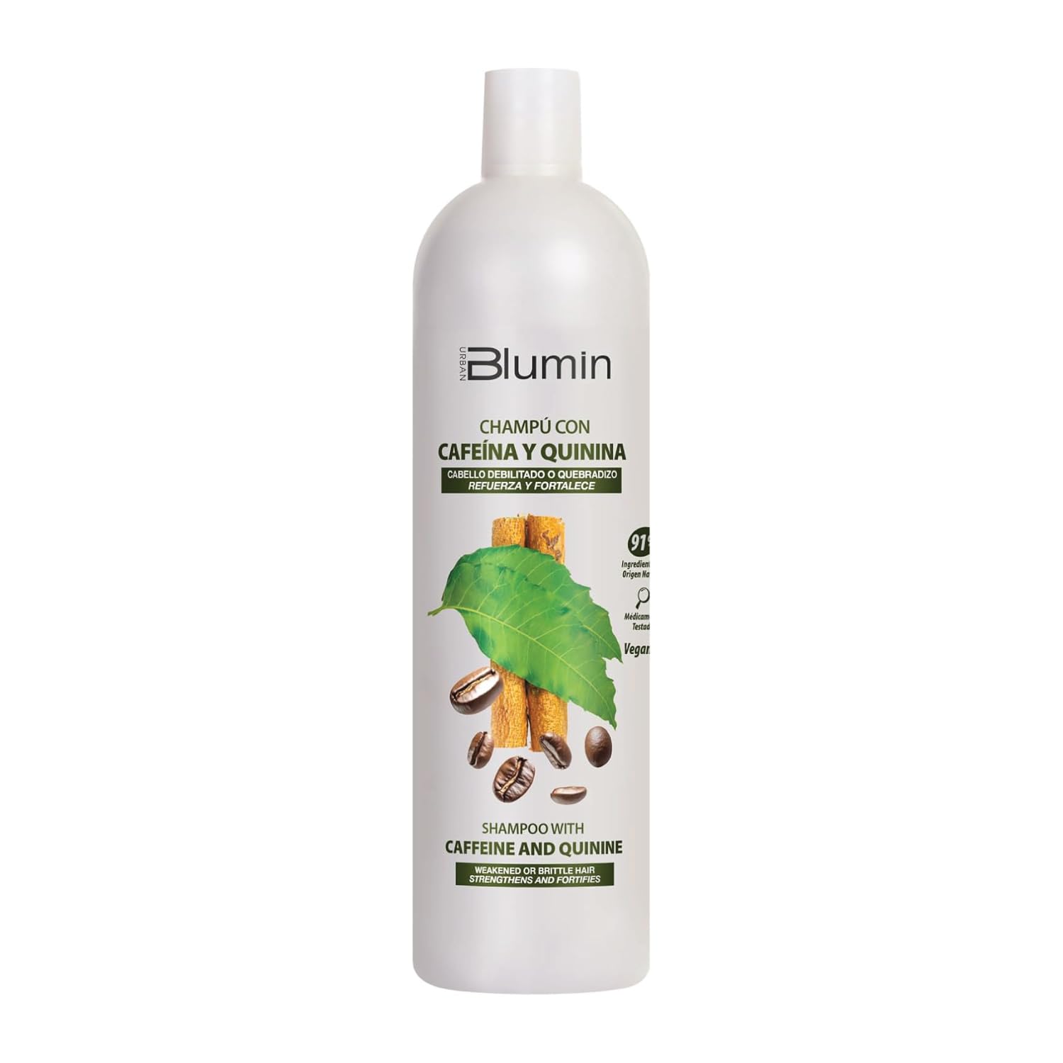 Fortifying Shampoo with Caffeine and Quinine Ideal for Thinning Hair 1000ml