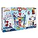 Jazwares Marvel Spidey and His Amazing Friends Construction Zone Chaos Track Set - 2-Foot High Dual Race Track with Zip Line, Play Zones, and Exclusive Vehicles