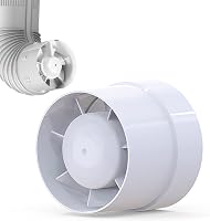 HENGBIRD Csatornás Ventilátor 100-150mm Csendes Inline Szellőztető Konyha Fürdőszoba 1