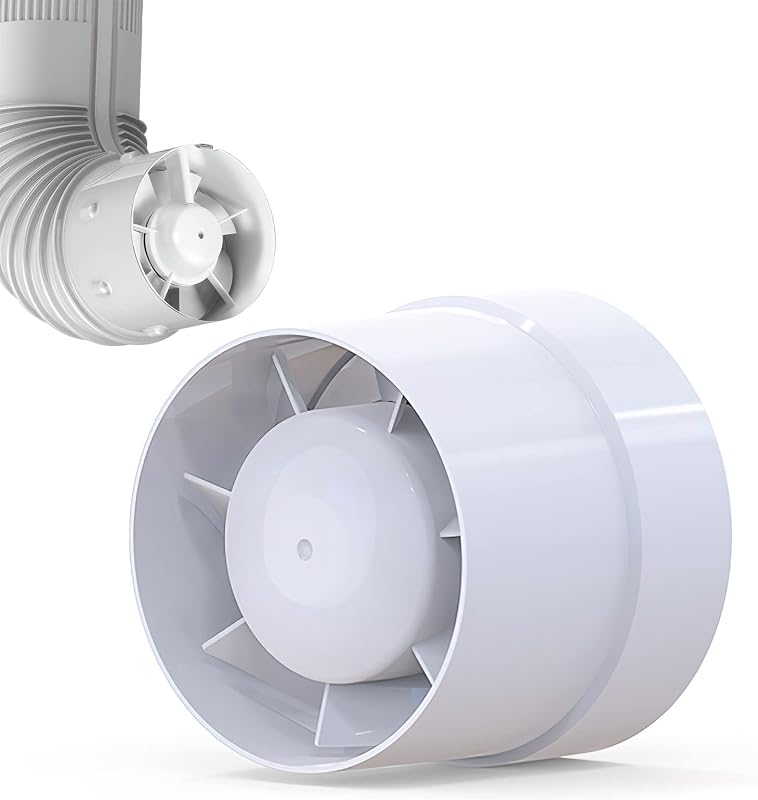 HENGBIRD Csatornás Ventilátor 100-150mm Csendes Inline Szellőztető Konyha Fürdőszoba