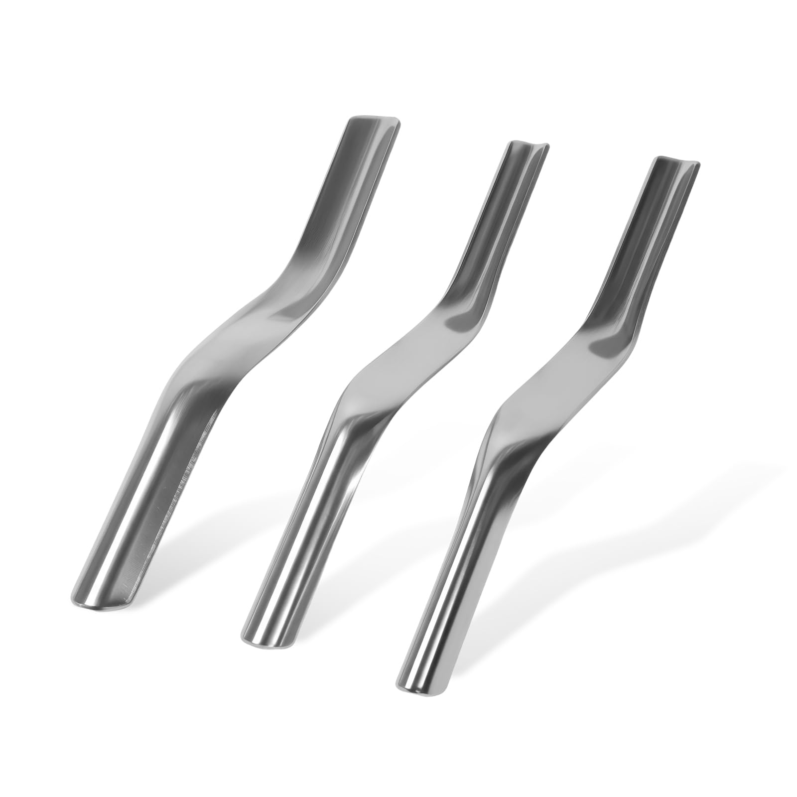 3 PCS Brick Jointer Double Ended, Mortar Finishing Tool Metal Bricklaying Jointer Professional Brick Jointing Tool for Patio Brick Pointing (1/2" X 5/8", 3/4" X 5/8", 3/4" X 7/8")