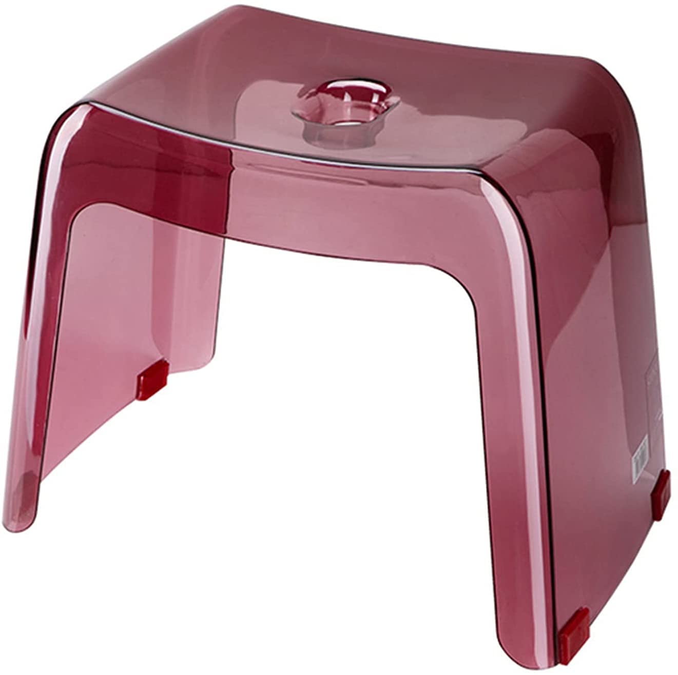Tabouret de salle de bain antidérapant Bury de 35x29x20 cm pour douche sécurisée