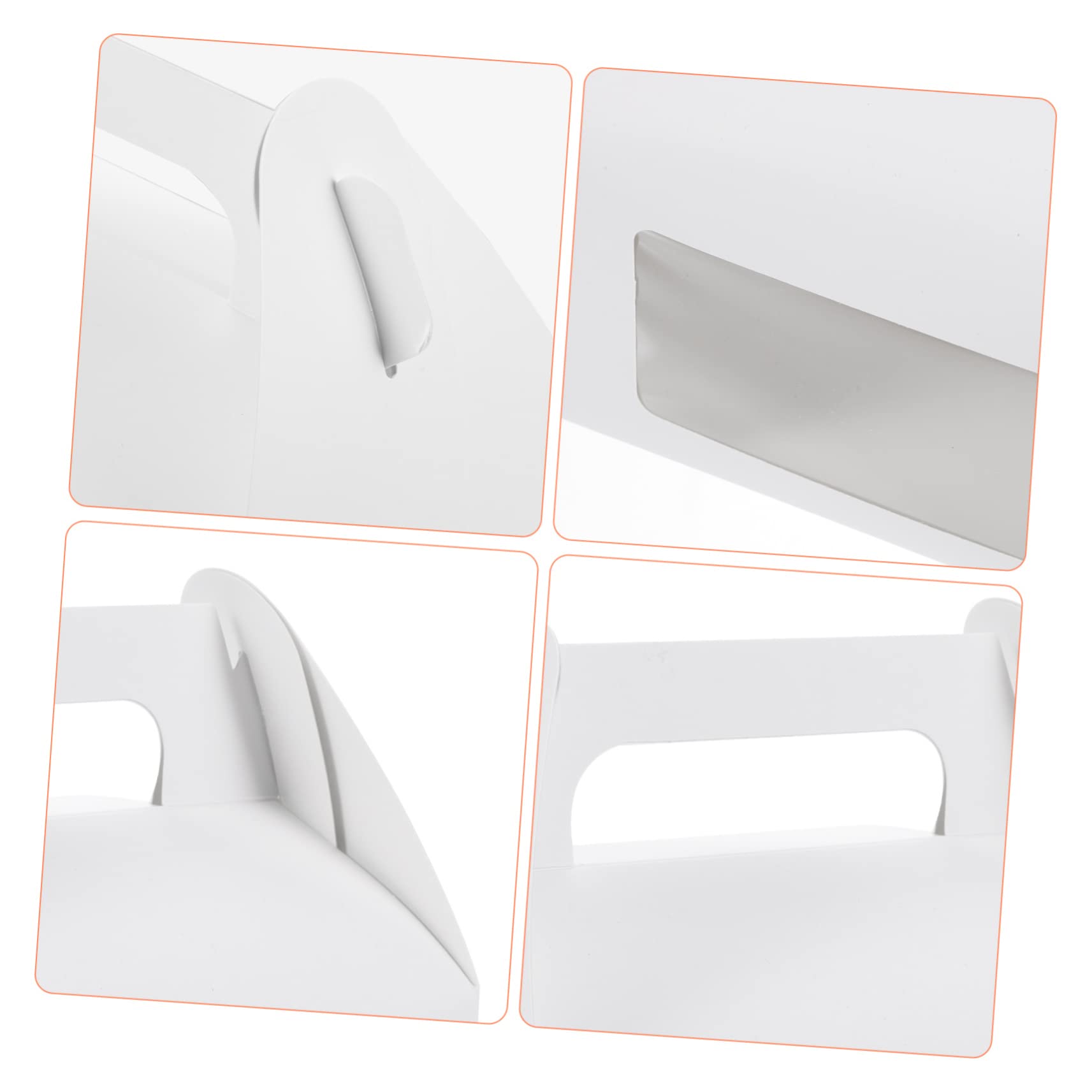 FRCOLOR 30pezzi Scatole Per Dolci Con Finestra Confezione Da Gable Boxes Bianco Per Feste e Compleanni Per Torte Biscotti e Dessert Per Regali e Confezioni Di Dolci