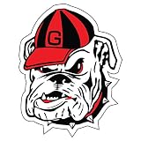 Georgia Bulldogs Decal (Bulldog Head Decal (3",4",6",12",18"), 3 in)