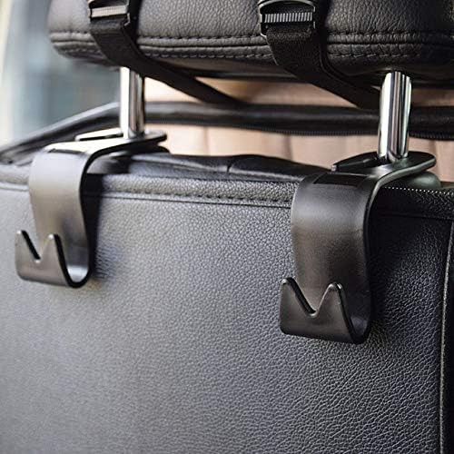 IPELY Car SUV Back Seat Headrest Hanger Storage Hooks(Black -Set of 4) …