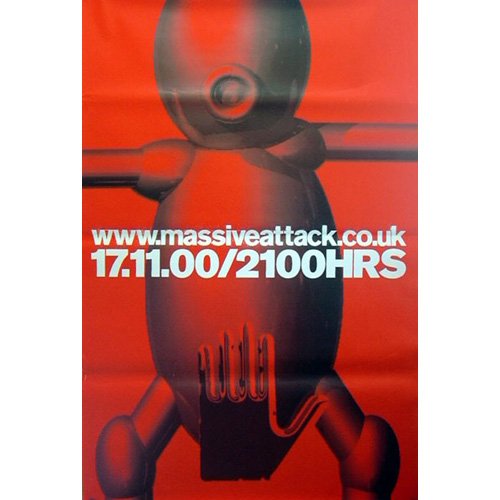 Affiche Massive Attack 2100 Hrs 100X150 cm grand format haut de gamme