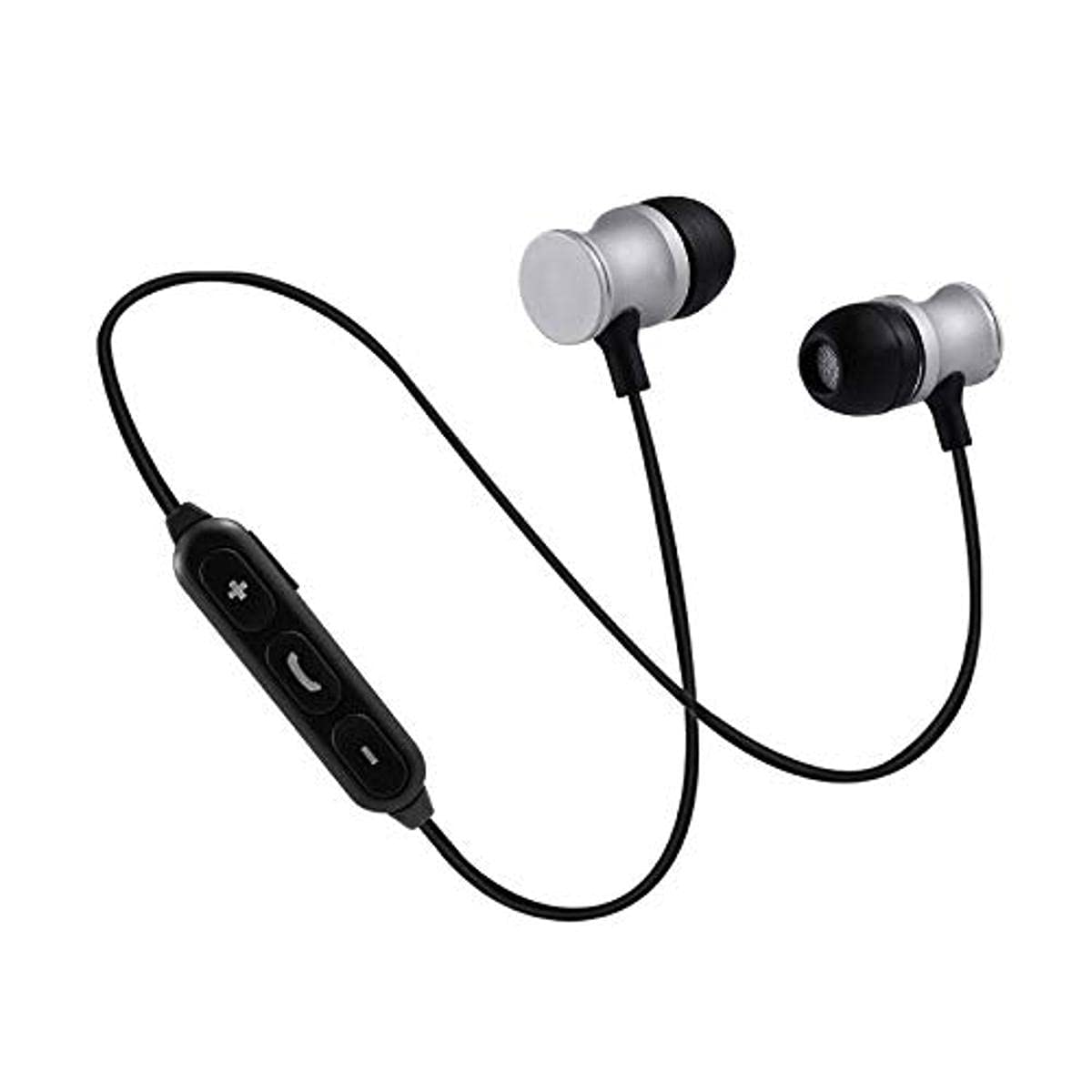Micro et télécommande : des écouteurs Bluetooth sans fil pour Redmi Note 6 Pro en métal argenté