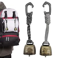 CHENNAN – Lot De 2 Cloches Anti-ours, Son Clair Et Fort, Mode Silencieux, Pour Sac à Dos, Ceinture Ou Collier Animal