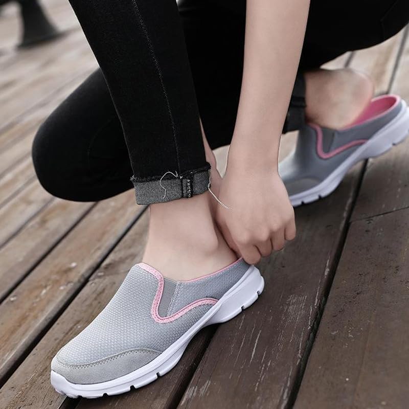 Slip On & Clogs for Womens Mens Light Open Back Shoes Comfort Walking Shoes Breathable Slippers Closed Toe Slides Walking Mules with Indoor Outdoor Anti-Skid Sole for Men and Women3