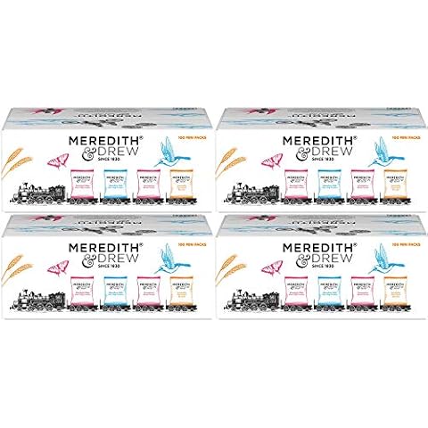 Meredith & Drew Minipack Biscuits 4 Varieties Packaged in 2's Twinpack 100’s (4 Boxes (800 Biscuits)) Cover