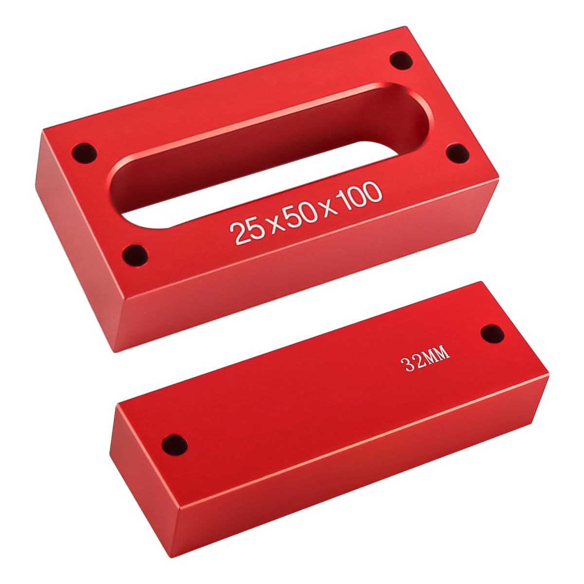 Lot de 9 Blocs de jauge de Hauteur pour Le Travail du Bois, Ensemble de Cales de Mesure pour scie à Table en Alliage d'aluminium, Blocs de Mesure pour Une Hauteur d'outil Rapide et précise
