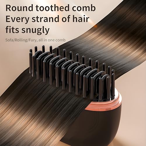 Yaslayp Mini Plancha de Pelo Inalámbrica Negra miniatura 3